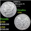 Image 1 : 1894-s Morgan Dollar $1 Grades vf++