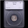 Image 4 : ***Auction Highlight*** 1873-p Open 3 Seated Liberty Dime 10c Graded ms62+ pl By SEGS (fc)