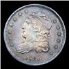 Image 2 : 1836 Capped Bust Half Dime 1/2 10c Grades AU Details