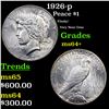 Image 1 : 1926-p Peace Dollar $1 Grades Choice+ Unc