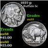 Image 1 : 1938-d Buffalo Nickel 5c Grades Select AU