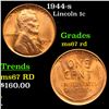Image 1 : 1944-s Lincoln Cent 1c Grades GEM++ Unc RD