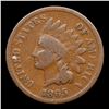 Image 2 : 1865 Indian Cent 1c Grades g+