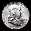 Image 2 : 1949-p Franklin Half Dollar 50c Grades GEM+ FBL