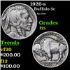 Image 1 : 1926-s Buffalo Nickel 5c Grades f+
