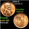Image 1 : 1956-d Lincoln Cent 1c Grades GEM++ Unc RD