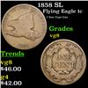 Image 1 : 1858 SL Flying Eagle Cent 1c Grades vg, very good