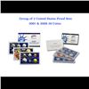 Image 1 : Group of 2 United States Mint Proof Sets 2007-2008 28 coins