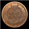Image 3 : 1873 Open 3 Indian Cent 1c Grades f+
