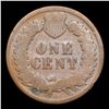 Image 3 : 1875 Indian Cent 1c Grades vg+