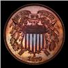 Image 2 : Proof ***Auction Highlight*** 1870 Two Cent Piece 2c Graded pr66 rb By SEGS (fc)