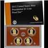 2012 United State Mint Presidential Dollar Proof Set. 4 Coins Inside.