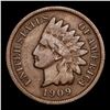 Image 2 : 1909-s Indian Cent 1c Grades vf+