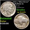 1921-s Buffalo Nickel *Mint Error* 5c Grades vg details