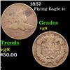 1857 Flying Eagle Cent 1c Grades vg, very good