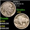 1926-s Buffalo Nickel 5c Grades vf++