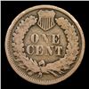 Image 3 : 1862 Indian Cent 1c Grades vg+