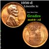 Image 1 : 1956-d Lincoln Cent 1c Grades Choice+ Unc RD