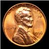 Image 2 : 1956-d Lincoln Cent 1c Grades Choice+ Unc RD