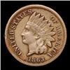 Image 2 : 1863 Indian Cent 1c Grades Select AU