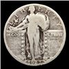 Image 2 : 1927-s Standing Liberty Quarter 25c Grades f, fine