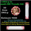 Image 1 : Shotgun Lincoln 1c roll, 1962-p 50 pcs Bank Wrapper.