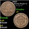 1857 Flying Eagle Cent 1c Grades g+
