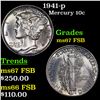 Image 1 : 1941-p Mercury Dime 10c Grades GEM++ FSB