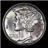 Image 2 : 1941-p Mercury Dime 10c Grades GEM++ FSB