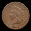 Image 2 : 1875 Indian Cent 1c Grades f+
