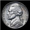 Image 2 : 1939-p Rev 40 Jefferson Nickel 5c Grades Choice+ Unc