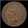 Image 2 : 1876 Indian Cent 1c Grades xf+