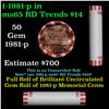 Image 1 : Shotgun Lincoln 1c roll, 1981-p 50 pcs Vintage Wrapper.