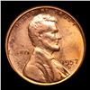 Image 2 : 1957-d Lincoln Cent 1c Grades Choice+ Unc RD