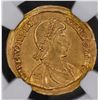 Image 1 : Visigoths, Gaul. Uncertain king. 425-455 AD. AV Solidus