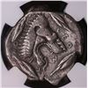 Image 2 : Sicily, Leontini. 450-420 BC. AR Tetradrachm