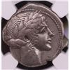 Image 3 : Sicily, Leontini. 450-420 BC. AR Tetradrachm