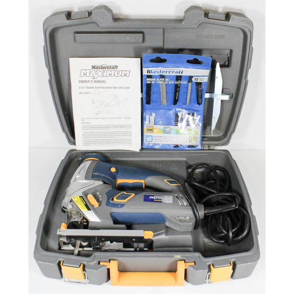 MASTERCRAFT MAXIMUM ORBITAL JIGSAW W/ 360° SCROLL