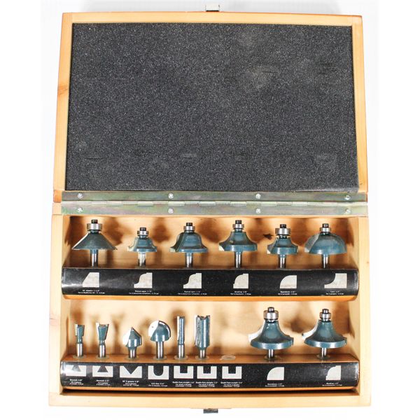 MASTERCRAFT 14 PC ROUTER BIT SET