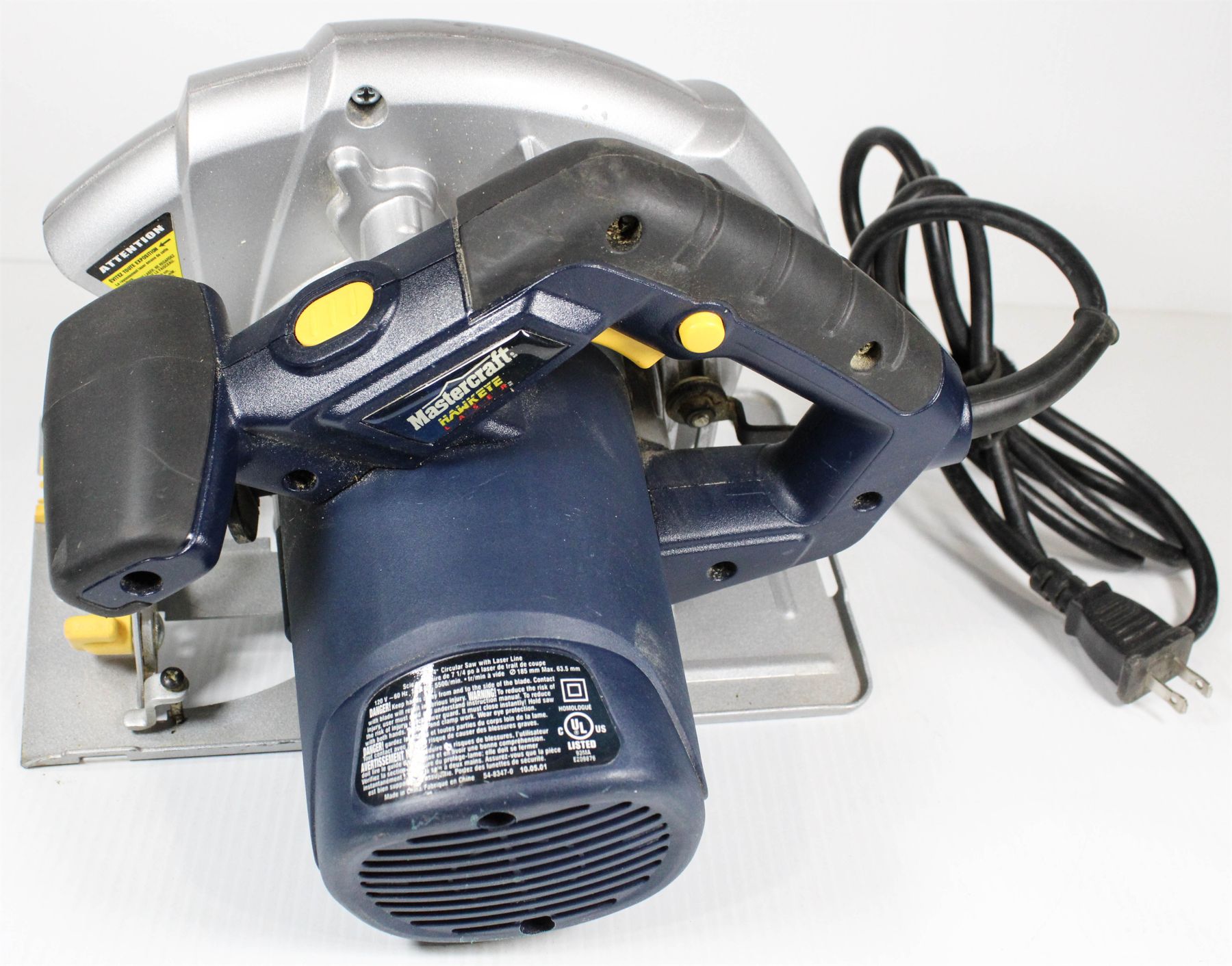 7.25" MASTERCRAFT HAWKEYE LASER CIRCULAR SAW