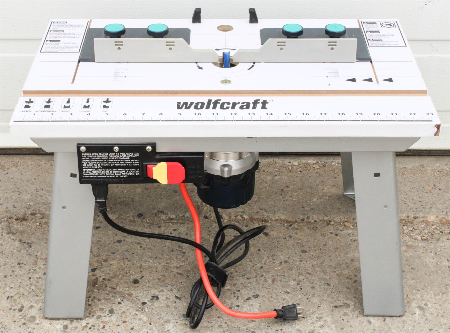 MASTERCRAFT ROUTER W/ WOLFCRAFT TABLE