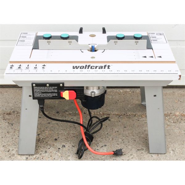 MASTERCRAFT ROUTER W/ WOLFCRAFT TABLE