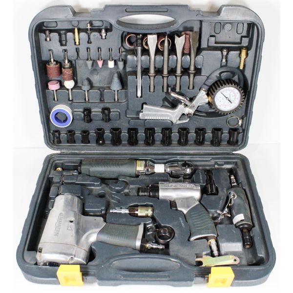 48 PC MASTERCRAFT MULTI-PURPOSE PNEUMATIC AIR TOOL SET