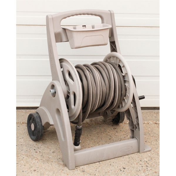 HOSE MOBILE REEL CART WITH HOSE & SPRAYER