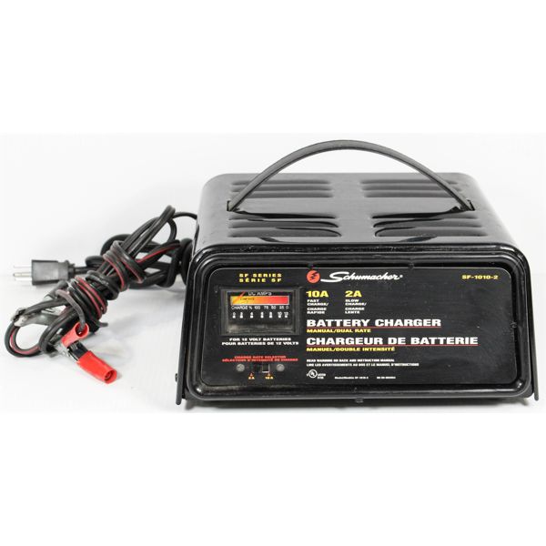 SCHUMACHER MANUAL / DUAL RATE BATTERY CHARGER