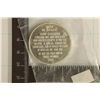 Image 2 : STERLING SPACE SERIES 1" UNC MEDAL, 1ST MANNED
