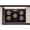Image 1 : 1999 24KT GOLD PLATED STATE QUARTER SET IN BLUE
