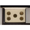 Image 2 : 1999 24KT GOLD PLATED STATE QUARTER SET IN BLUE