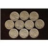 Image 1 : 10 ASSORTED 1930'S FULL DATE BUFFALO NICKELS