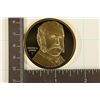 Image 1 : GOLD ELECTROPLATED 40.6 GRAM PRESIDENTIAL ROUND